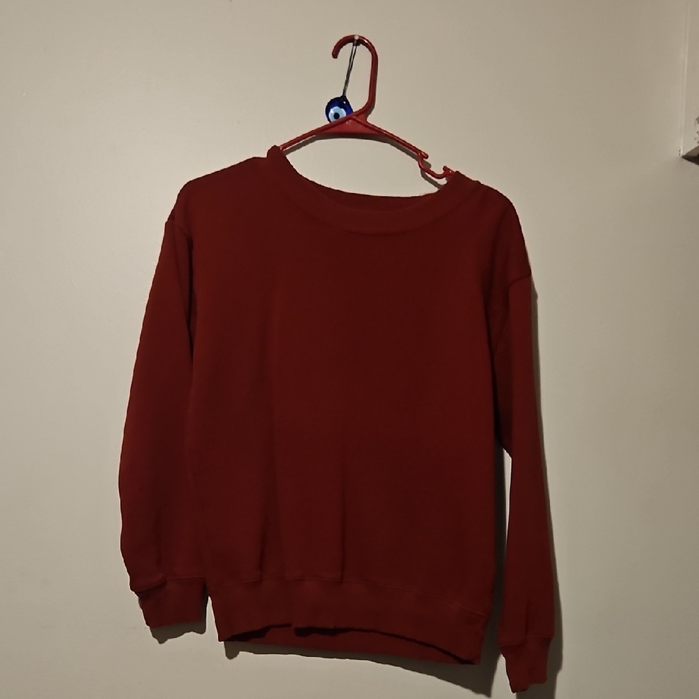 Urban Outfitters Women's Crewneck Sweater - Deep Red